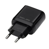 Ładowarki do telefonów - Ładowarka sieciowa 25W GaN USB-C PD 3.0 bez kabla, czarna - miniaturka - grafika 1