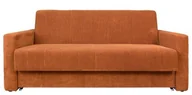 Sofy i kanapy - Sofa PREMIUM DOMO XXL Kanapa Amerykanka Ruda 4-osobowa Meble Zaha, funkcja spania i pojemnik - miniaturka - grafika 1
