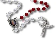 Różańce - Różaniec perełkowy - Miłosierdzia Bożego - 48cm - miniaturka - grafika 1