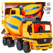 Gry planszowe - Betoniarka dla dzieci 3+ Realistyczny model 1:10 + Ruchome elementy + Obrotowa gruszka - miniaturka - grafika 1