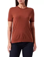 Swetry damskie - BOSS Damski sweter z dzianiny (Medium Brown), XXL (DE) - miniaturka - grafika 1