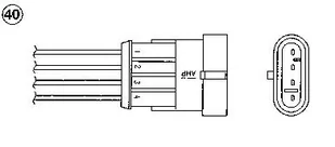Sonda lambda NGK OZA591-BB2 CA0083477 - Sondy lambda - miniaturka - grafika 1
