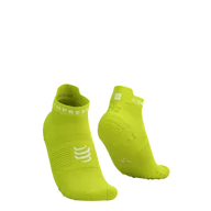 Skarpetki sportowe męskie - COMPRESSPORT Skarpetki do biegania krótkie ProRacing Socks V4 green sheen/white - miniaturka - grafika 1