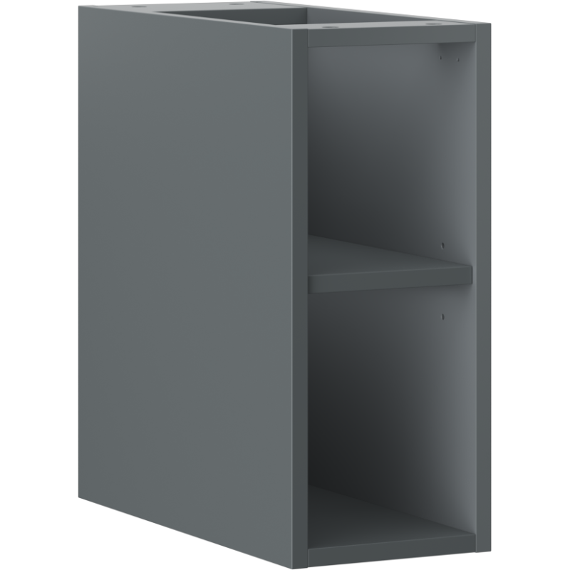 Mexen Box-A szafka otwarta z półką 20 cm, grafit mat - 91AX2-0200-470-0-66