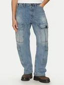 Spodnie męskie - G-Star Raw Jeansy Bend 3D D26111-D499 H121 Niebieski Loose Fit - miniaturka - grafika 1