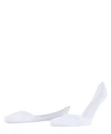 Skarpetki damskie - Burlington Kobiety Stopki Aberdeen W IN Wiskoza niewidoczne jednokolorowe 1 Para, Biały (White 2000), 39-40 - miniaturka - grafika 1