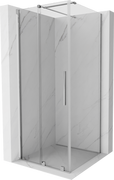 Kabiny prysznicowe - Mexen Velar kabina prysznicowa rozsuwana 120x120 cm, transparent, chrom - 871-120-120-01-01 - miniaturka - grafika 1