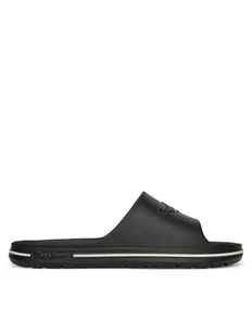 Pepe Jeans Klapki Beach Slide M PMS70159 Czarny - Klapki i japonki męskie - miniaturka - grafika 1