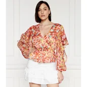 Bluzki damskie - GUESS Bluzka | Regular Fit - miniaturka - grafika 1