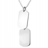 Naszyjniki - DWA NIEŚMIERTELNIKI NA ŁAŃCUSZKU KULKOWYM GRAWER - miniaturka - grafika 1