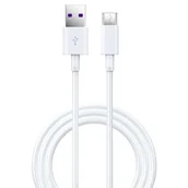 Kable USB - Devia kabel Shark Usb - Usb-c 1,5 m 5A biały - miniaturka - grafika 1
