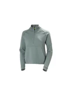 Bluzy damskie - Bluza damska HELLY HANSEN W HP TECH SWEAT HALF szara M - miniaturka - grafika 1