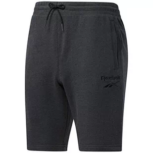 Reebok Reebok Męskie krótkie szorty Te Melange Czarny S GI9417 - Spodenki męskie - miniaturka - grafika 1