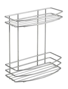 Aqualine Chrome Line - Podwójna półka druciana, chrom 37014 - Półki łazienkowe - miniaturka - grafika 1