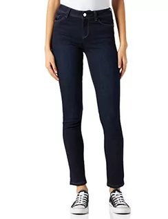 Spodnie damskie - Spodnie damskie Morgan, surowy jeans, 38 - grafika 1