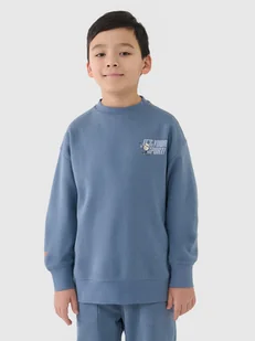 4F Bluza dresowa nierozpinana bez kaptura chłopięca - granatowa 122 (6-7 lat) - Bluzy dla chłopców 4F Bluza dresowa nierozpinana bez kaptura chłopięca - granatowa 122 (6-7 lat) - Bluzy dla chłopców - miniaturka - grafika 1