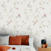 Tapety - Tapeta winylowa na flizelinie w kwiaty - miniaturka - grafika 1