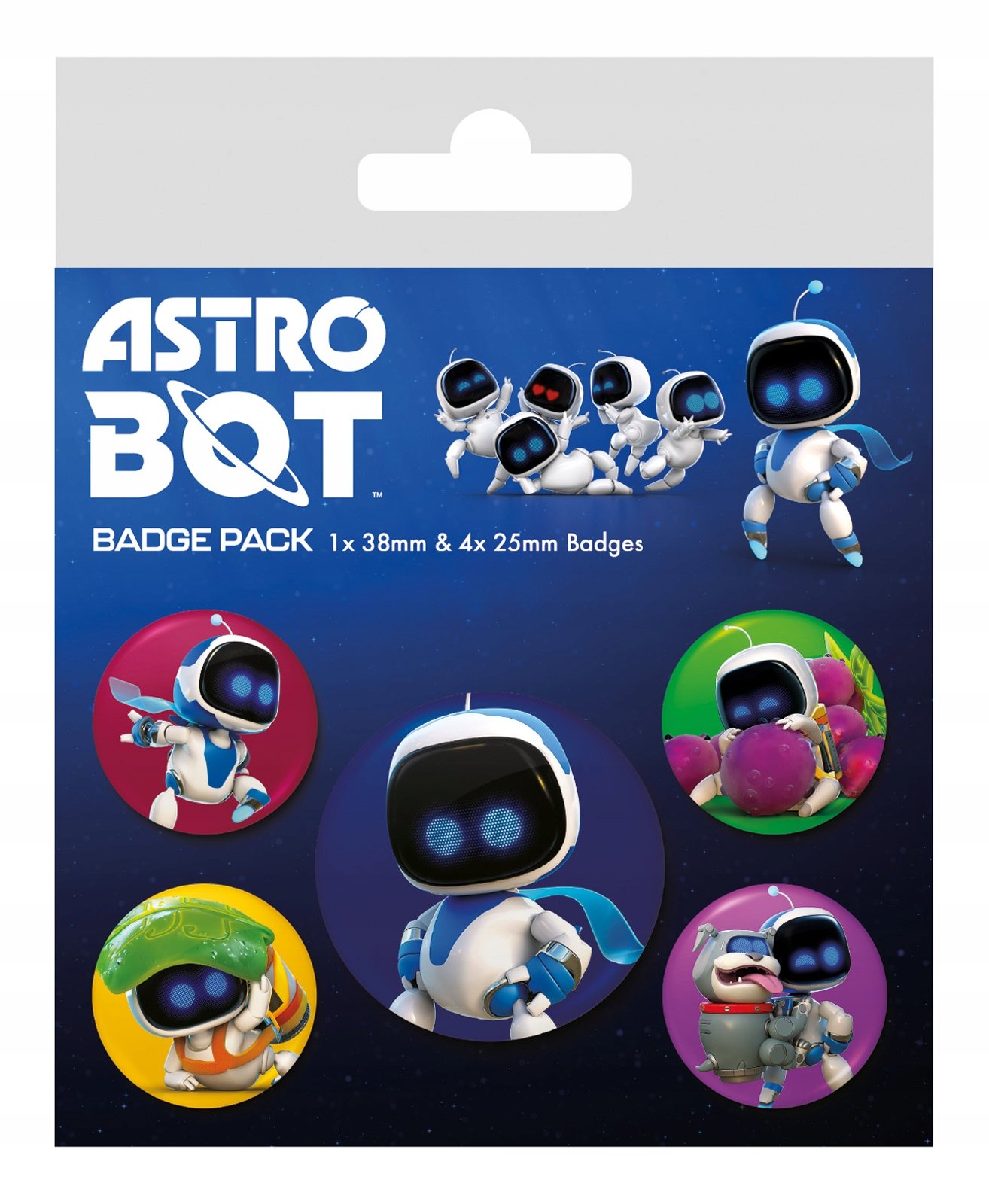 Przypinka Astro Bot Bot Crew Przypinki 5 szt Zestaw dla dzieci do plecaka