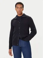 Swetry męskie - Guess Kardigan M5BR43 Z2ZK2 Granatowy Regular Fit - miniaturka - grafika 1