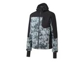 Kurtki narciarskie - CRIVIT Kurtka narciarska męska z technologią THERMOLITE® EcoMade (L (52/54), Czarny/wzorzysty) - miniaturka - grafika 1