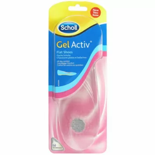 Scholl GelActiv wkładki wkładane, 1 para buty płaskie Gel Activ Comfy Insoles - Flat Sh - Pozostałe kosmetyki - miniaturka - grafika 1