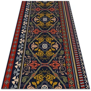 Modny winylowy dywan Kwiatowy wzór boho 140x210 cm - Dywany - miniaturka - grafika 1