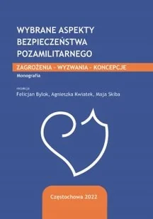 Wybrane aspekty bezpieczeństwa pozamilitarnego. Zagrożenia, wyzwania, koncepcje - Technika - miniaturka - grafika 1