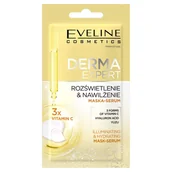 Serum do twarzy - EVELINE Derma Expert maseczka-serum do twarzy 8ml - miniaturka - grafika 1