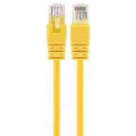 Patchcordy - Gembird Patch cord kat.5e osłonka zalewana 3M zołty (PP12-3M/Y) - miniaturka - grafika 1