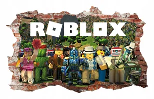 Naklejki na ścianę Roblox gra dla fana Naklejka XXL 115x75 cm #1 - Naklejki na ścianę - miniaturka - grafika 1