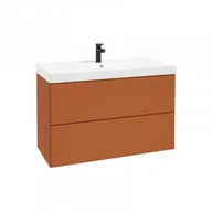 Szafki łazienkowe - DEFRA 291-D-10003 MO-RE TWIG D100 98x60x45 SZAFKA PODUMYWALKOWA BODEGA MAT - miniaturka - grafika 1
