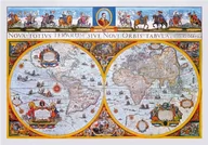Puzzle - Drewniane Puzzle z figurkami - Mapa Nova Terrarum Antyczna, 505 elementów - miniaturka - grafika 1