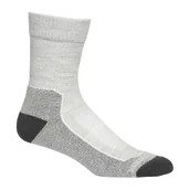 Skarpetki damskie - Damskie skarpety trekkingowe Icebreaker Hike+ Medium Crew blizzard heather - 35-37 - miniaturka - grafika 1