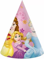Gadżety na imprezę - Czapeczki urodzinowe Princess Księżniczka - 6 szt. - miniaturka - grafika 1