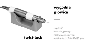 Activ Power frezarka J202 65W biała - Frezarki do paznokci - miniaturka - grafika 10