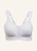 Biustonosze - Odlo Biustonosz Sportowy Padded High weiss - miniaturka - grafika 1