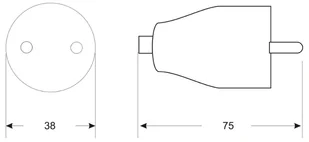 Schneider POWER-Wtyczka-rozbieralna-prosta-2P+Z-16A-250V~-BIAŁY-IP20 480460 - Kostki, złączki, wtyczki - miniaturka - grafika 3