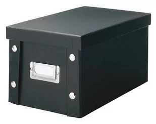 Zeller Pudełko na płyty CD czarne, 15x28x16,5 cm - Pojemniki na zabawki - miniaturka - grafika 2