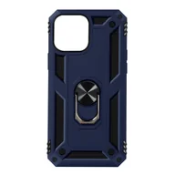 Etui i futerały do telefonów - Etui do iPhone 13 Pro Antywstrząsowe Bi-materiał Ring Video Holder - niebieskie - miniaturka - grafika 1