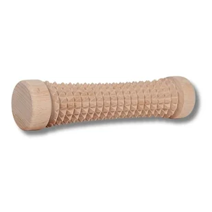 Masażer drewniany wałek wklęsły 18cm - Masażery - miniaturka - grafika 1