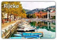 Magnesy - CHORWACJA - Rijeka - Krajobraz - Łodzie - Magnes na lodówkę - miniaturka - grafika 1