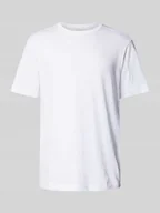 Koszulki męskie - T-shirt o kroju regular fit z czystej bawełny z gumowanym nadrukiem z logo - miniaturka - grafika 1