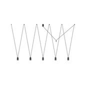 Lampy sufitowe - Nowodvorski More Eye lampa wisząca 5-punktowa czarna 7825 7825n - miniaturka - grafika 1