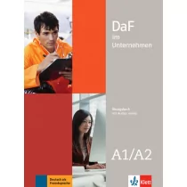 DaF im Unternehmen A1-A2 Ubungsbuch mit Audios Online - dostępny od ręki, wysyłka od 2,99