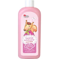 Kosmetyki kąpielowe dla dzieci - Pink Elephant Girls szampon z odżywką 2w1 dla dzieci Squirrel 500 ml - miniaturka - grafika 1