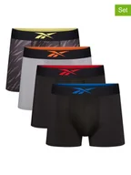 Majtki męskie - Reebok Bokserki (4 pary) w kolorze czarno-szaro-antracytowym - miniaturka - grafika 1