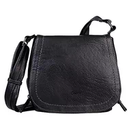Torebki damskie - Gabor Damska torba Kara Flap Bag M no Zip, czarny - miniaturka - grafika 1