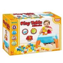 WADER stolik wielofunkcyjny Play Table With Blocks - Zabawki interaktywne dla dzieci - miniaturka - grafika 1