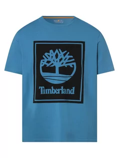 Koszulki męskie - Timberland - T-shirt męski, niebieski - grafika 1