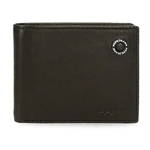 Pepe Jeans Badge Portfel z Kartką, Wyjątkowy, Czarny, única, Portfel karty - Portfele - miniaturka - grafika 1